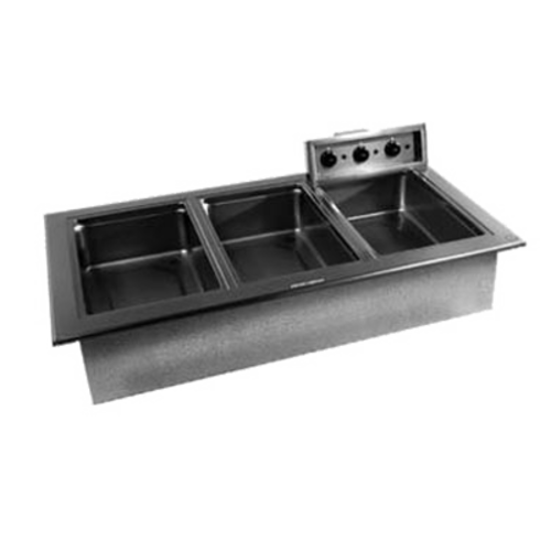 Delfield N8759-D Drop-In Hot Food Well W/ (4) Full Size Pan Capacity, 208 230v/1ph-cityfoodequipment.com