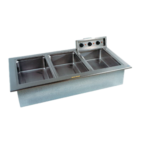 Delfield N8768ND 67 1/2" Drop In Hot Food Table w/ (3) Wells, 120v-cityfoodequipment.com