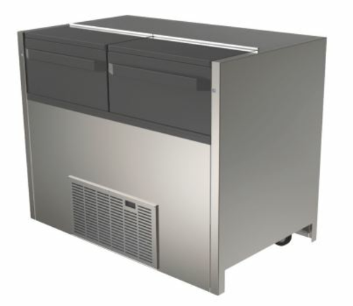 Delfield NLFACP-12 Milk Cooler W/ Top & Side Access - (768" Half Pint Carton Capacity, 115v-cityfoodequipment.com