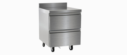 Delfield STD4427NP 27" Worktop Refrigerator w/ (1) Section & (2) Drawers, 115v-cityfoodequipment.com