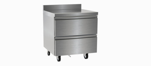 Delfield STD4432NP 32" Worktop Refrigerator w/ (1) Section & (2) Drawers, 115v-cityfoodequipment.com