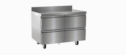 Delfield STD4448NP 48" Worktop Refrigerator w/ (2) Sections & (4) Drawers, 115v-cityfoodequipment.com
