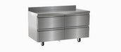 Delfield STD4460NP 60" Worktop Refrigerator w/ (2) Sections & (4) Drawers, 115v-cityfoodequipment.com