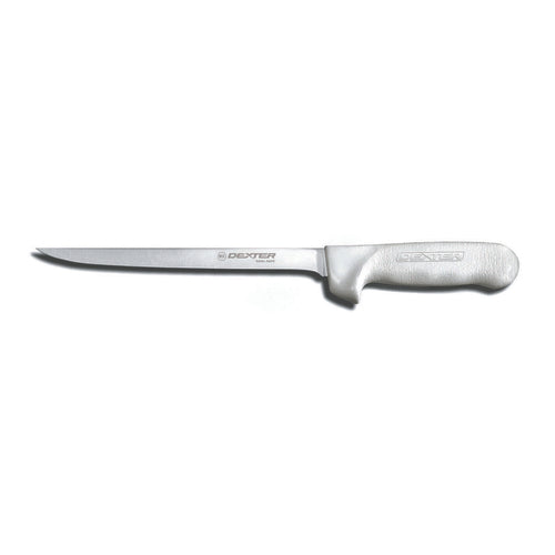 Dexter Russell S133-7PCP SANI-SAFE® 7" Fillet Knife W/ Polypropylene White Handle, Carbon Steel-cityfoodequipment.com