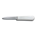 Dexter Russell S127 3" Sani-Safe® Clam Knife W/ Polypropylene White Handle, Carbon Steel-cityfoodequipment.com