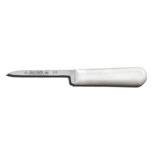 Dexter Russell S128 SANI-SAFE® 3" Poultry Sticker W/ Polypropylene White Handle, Carbon Steel-cityfoodequipment.com