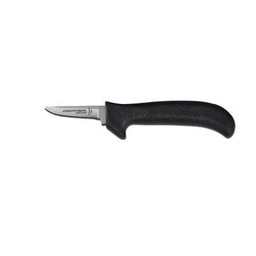 Dexter Russell EP151HGB SANI-SAFE® 2 1/2" Trimming Knife W/ Polypropylene Black Handle, Carbon Steel-cityfoodequipment.com