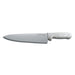 Dexter Russell S145-10SC-PCP SANI-SAFE® 10" Chef's Knife W/ Polypropylene White Handle, Carbon Steel-cityfoodequipment.com