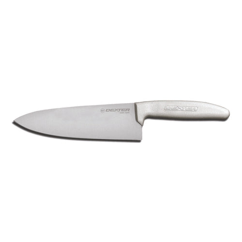 Dexter Russell S145-6PCP SANI-SAFE® 6" Chef's Knife W/ Polypropylene White Handle, Carbon Steel-cityfoodequipment.com
