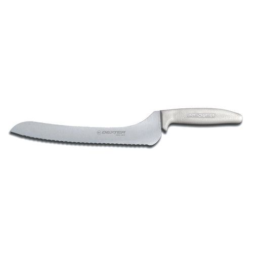 Dexter Russell S163-9SCG-PCP SANI-SAFE® 9" Sandwich Knife W/ Green Handle, High-Carbon Steel-cityfoodequipment.com
