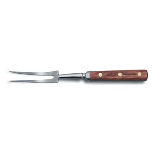 Dexter Russell 28914MF-PCP 9" Cook's Fork W/ Rosewood Handle, Carbon Steel-cityfoodequipment.com