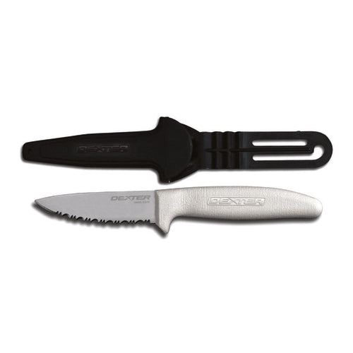 Dexter Russell S151SC-GWE W/SHEATH SANI-SAFE® 3 1/2" Utility Knife W/ Polypropylene Handle, Carbon Steel-cityfoodequipment.com