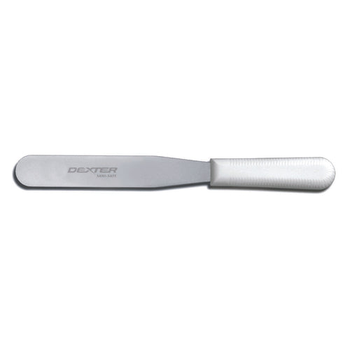 Dexter Russell S284-6 SANI-SAFE® 6" Decorating & Icing Spatula W/ Polypropylene White Handle, Stainless Steel-cityfoodequipment.com
