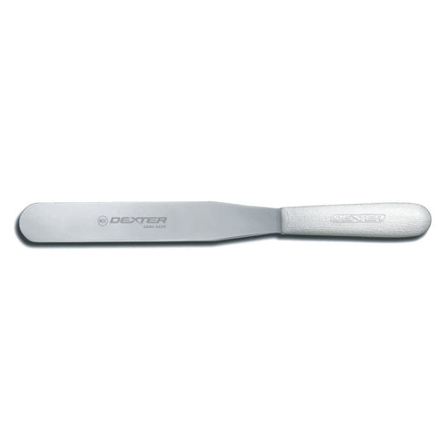 Dexter Russell S284-10 SANI-SAFE® 10" Decorating & Icing Spatula W/ Polypropylene White Handle, Stainless Steel-cityfoodequipment.com