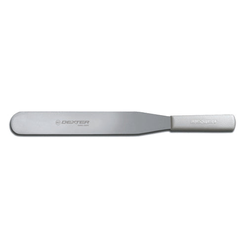 Dexter Russell S284-14 SANI-SAFE® 14" Decorating & Icing Spatula W/ Polypropylene White Handle, Stainless Steel-cityfoodequipment.com