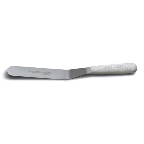 Dexter Russell S284-10B SANI-SAFE® 10" Spatula W/ Polypropylene White Handle, Stainless Steel-cityfoodequipment.com