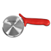 Dexter Russell P177AR-PCP SANI-SAFE® 4" Pizza Cutter W/ Red Plastic Handle, Carbon Steel-cityfoodequipment.com