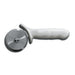 Dexter Russell P3A-PCP SANI-SAFE® 2 3/4" Pizza Cutter W/ White Plastic Handle, Carbon Steel-cityfoodequipment.com