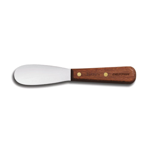 Dexter Russell S24931/2APCP 3 1/2" Sandwich Spreader W/ Rosewood Handle, Stainless Steel-cityfoodequipment.com