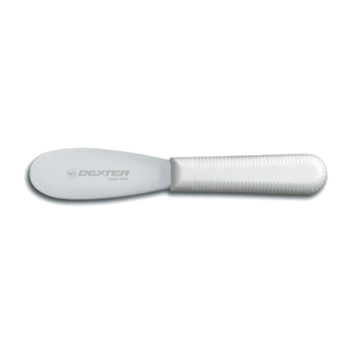Dexter Russell S173PCP SANI-SAFE® 3 1/2" Sandwich Spreader W/ Polypropylene White Handle, Stainless Steel-cityfoodequipment.com