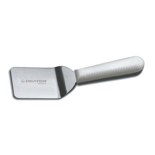 Dexter Russell S171PCP SANI-SAFE® 2 1/2" Mini Turner W/ Polypropylene White Handle, Stainless Steel-cityfoodequipment.com