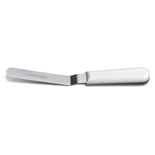 Dexter Russell S284-5B-PCP SANI-SAFE® 5" Spatula W/ Polypropylene White Handle, Stainless Steel-cityfoodequipment.com