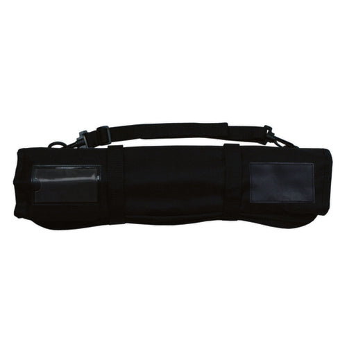 Dexter Russell CC1 Knife Case W/ (7) Slots & Shoulder Strap - Polyester, Black-cityfoodequipment.com