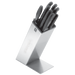 Dexter Russell SB-8 8 Piece Knife Set W/ Stainless Block-cityfoodequipment.com