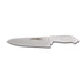 Dexter Russell SG145-8PCP 8" Chef's Knife W/ Soft White Rubber Handle, Carbon Steel-cityfoodequipment.com