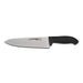 Dexter Russell SG145-8B-PCP 8" Chef's Knife W/ Soft Black Rubber Handle, Carbon Steel-cityfoodequipment.com