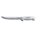 Dexter Russell SG142-8TE-PCP 8" Slicer W/ Soft White Rubber Handle, Carbon Steel-cityfoodequipment.com