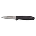 Dexter Russell SG105B-PCP 3 1/2" Paring Knife W/ Soft Black Rubber Handle, Carbon Steel-cityfoodequipment.com