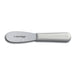 Dexter Russell SG173PCP 3 1/4" Sandwich Spreader W/ Soft White Rubber Handle, Carbon Steel-cityfoodequipment.com