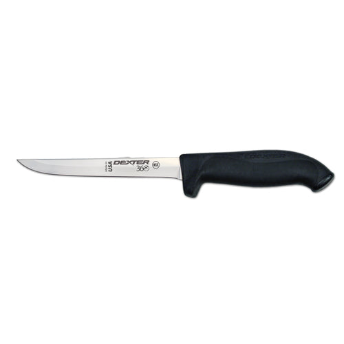 Dexter Russell S360-6N-PCP 6" Stamped Boning Knife W/ Straight Edge, Carbon Steel-cityfoodequipment.com