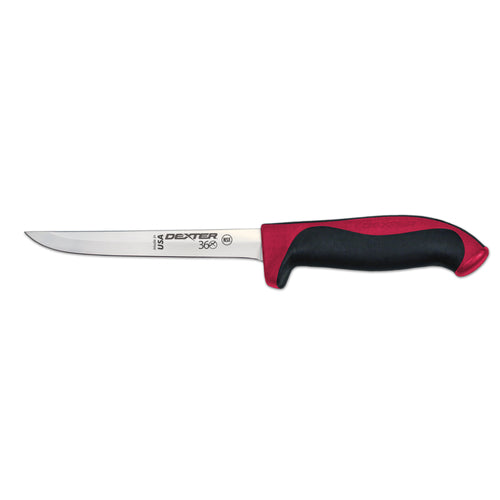 Dexter Russell S360-6NR-PCP 6" Stamped Boning Knife W/ Straight Edge, Carbon Steel-cityfoodequipment.com