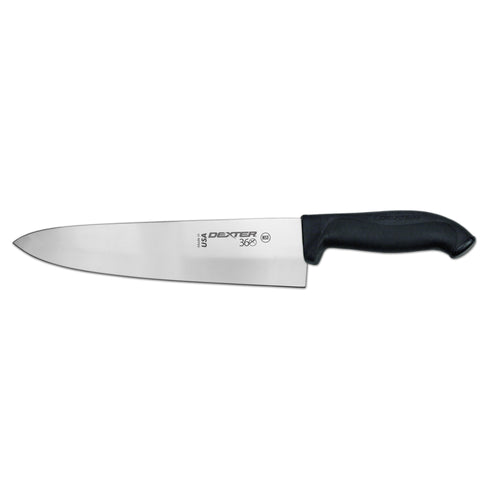 Dexter Russell 36006 10" Stamped Cook's Knife W/ Straight Edge, Carbon Steel-cityfoodequipment.com