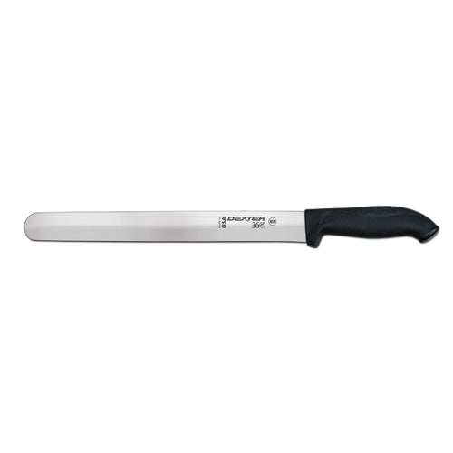 Dexter Russell S360-10C-PCP 12" Stamped Slicer Knife W/ Straight Edge, Carbon Steel-cityfoodequipment.com