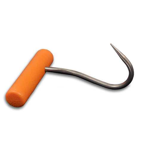 Dexter Russell T325 PLHR 4" Left Hand Hook, 1/4" Dia., Round Handle-cityfoodequipment.com