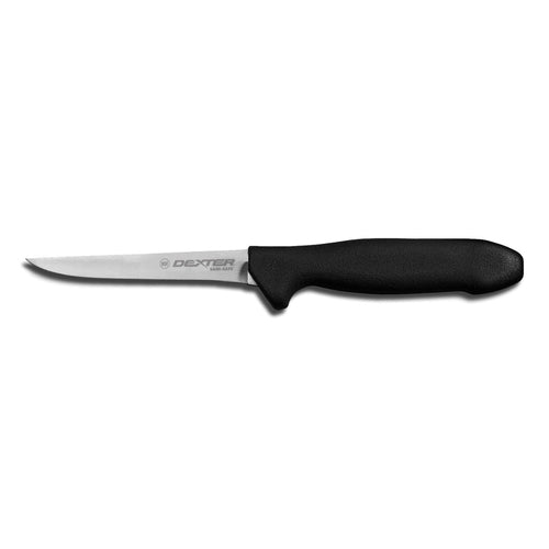 Dexter Russell STP154HG SANI-SAFE® 4 1/2" Utility Knife W/ Polypropylene Black Handle, Carbon Steel-cityfoodequipment.com
