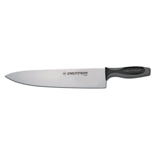 Dexter Russell V145-12PCP 12" Chef's Knife W/ Soft Rubber Handle, Carbon Steel-cityfoodequipment.com