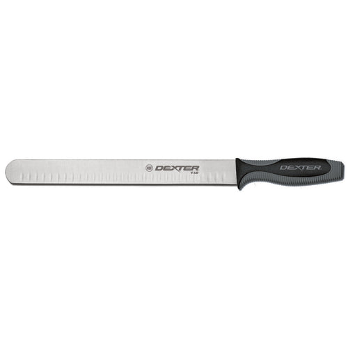 Dexter Russell V140-12GE-PCP 12" Slicer W/ Soft Rubber Handle, Carbon Steel-cityfoodequipment.com