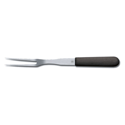 Dexter Russell V205PCP 13" Cook's Fork W/ Soft Rubber Handle, Carbon Steel-cityfoodequipment.com