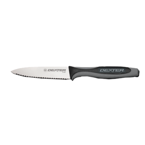 Dexter Russell V105SC-PCP 3 1/2" Paring Knife W/ Soft Rubber Handle, Carbon Steel-cityfoodequipment.com