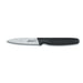 Dexter Russell 30500 3 1/2" Paring Knife W/ Black Plastic Handle, Carbon Steel-cityfoodequipment.com