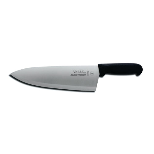 Dexter Russell 30504 10" Cook's Knife W/ Black Plastic Handle, Carbon Steel-cityfoodequipment.com