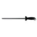 Dexter Russell 30505 12" Sharpening Steel W/ Black Plastic Handle, Carbon Steel-cityfoodequipment.com