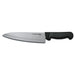 Dexter Russell P94801B 8" Chef's Knife W/ Polypropylene Black Handle, Carbon Steel-cityfoodequipment.com