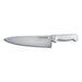 Dexter Russell P94831 10" Chef's Knife W/ Polypropylene White Handle, Carbon Steel-cityfoodequipment.com