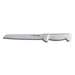 Dexter Russell P94803 8" Bread Knife W/ Polypropylene White Handle, Carbon Steel-cityfoodequipment.com