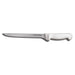 Dexter Russell P94812 7" Fillet Knife W/ Polypropylene White Handle, Carbon Steel-cityfoodequipment.com